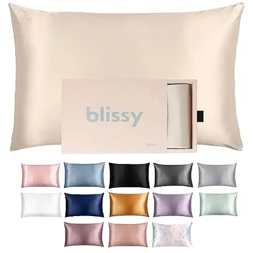 Blissy 100% Pure Mulberry Silk Pillowcase